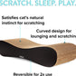 Cat Scratcher Lounge, Reversible Cat Scratching Board, Cardboard Cat Scratcher, Premium Cat Scratch Post, Durable Cat Scratchers, Cat Scratching Bed, Cat Scratching Post (XXL)