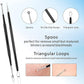 Pimple Popper Tool Kit 11 Pcs,  Blackhead Remover Pimple Extractor Tools with Metal Case for Quick and Easy Removal of Blackheads,Pimples,Whiteheads,Zit Popper,Forehead,Facial and Nose (Black)