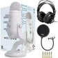 Yeti USB Microphone (Blackout) Bundle with Knox Gear Headphones and Pop Filter (3 Items)