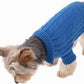 Blue Aran Dog Sweater Size #12 Medium