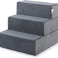 Easy Pet Stairs, Pet Ramp, Pet Ladder, Medium, Charcoal