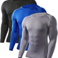 Compression Shirts for Men Long Sleeve Cool Dry Athletic Workout Tee Shirts Fishing Sun Shirts Sports Thermal Tights