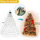 Christmas Tree Lights - Christmas Lights Indoor 400 LED 6.6FT X 16 Drop Christmas Outdoor Lights with 8 Models & Memory Function & Timer Warmwhite