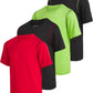 Boys’ Athletic T-Shirt – 4 Pack Active Performance Dry-Fit Sports Tee (4-18)