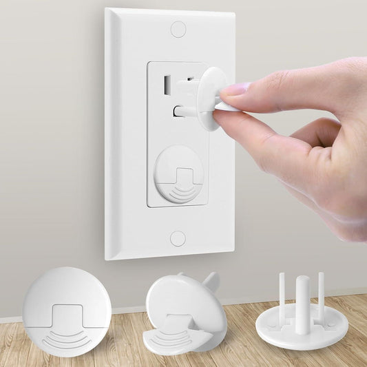 Outlet Covers Baby Proofing White -  38 Pack Plug Covers for Electrical Outlets, Child Proof Socket Covers, Baby Safety Products for Home, Office, Easy Insatllation, Protect Babies