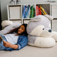 | Sqoosh2Poof Giant, Cuddly, Ultra Soft Plush Stuffed Animal with Bonus Interactive Surprise - 44" Husky