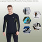 Men'S Thermal Underwear Fleece Lined Performance Fleece Tactical Sports Shapewear Thermal Set