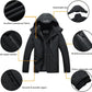 Men'S Waterproof Ski Jacket Warm Winter Snow Coat Hooded Raincoat