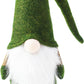 Swedish Gnome - Christmas Tomte Decoration - Scandinavian Elf - Plush Birthday Present - Home Ornaments Table Decor - 16Inches Green