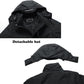 Men'S Waterproof Ski Jacket Warm Winter Snow Coat Hooded Raincoat