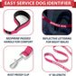 Service Dog Vest with Hook and Loop Straps & Matching Service Dog Leash Set - Harnesses from XXS to XXL - Service Dog Harness Features Reflective Patch and Comfortable Mesh Design (Pink, XL)