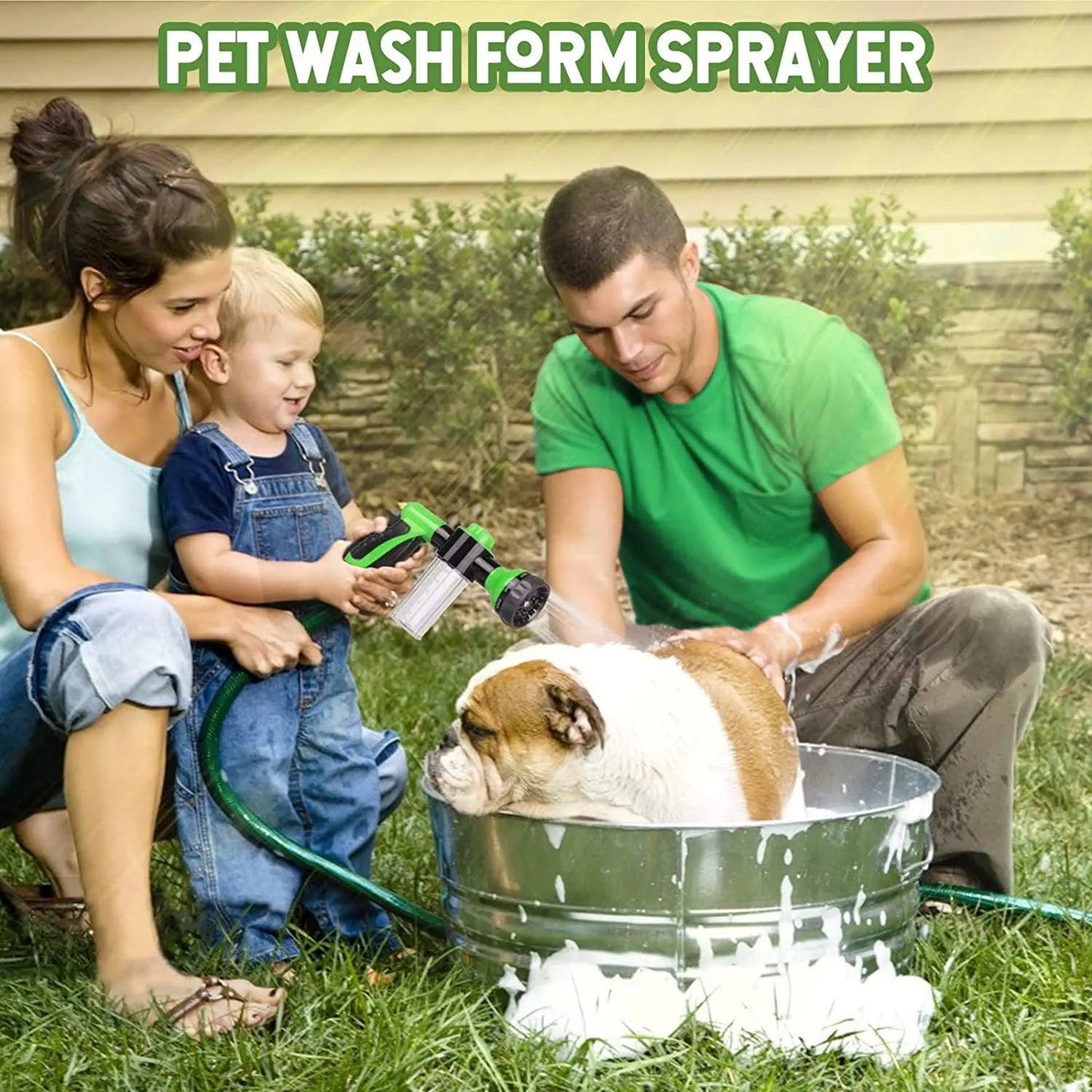 PawShower Pro: 3-in-1 High-Pressure Pet Cleaner