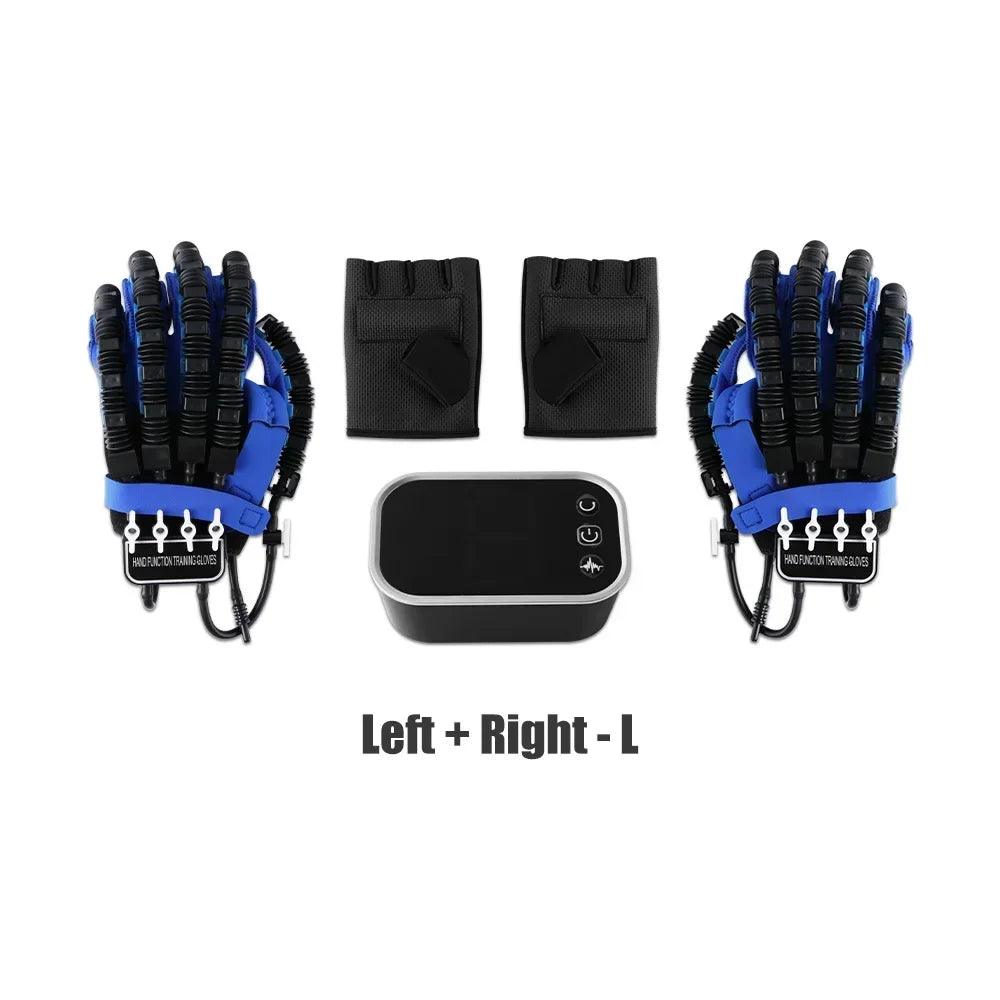 Left & Right Hand Finger Rehabilitation Exerciser Robot Gloves Stroke Hemiplegia Cerebral Infarction Training Equipment Therapy