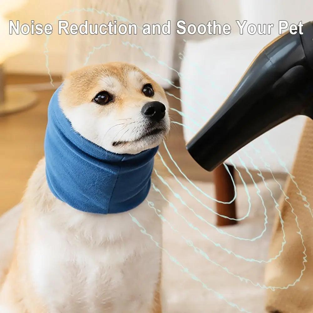 Dog Grooming Earmuffs Soft Warm Noise-Proof Earmuffs Pet Ear Cover Cloth Hat Grooming Bathing Blowing Drying Pet Sleeve