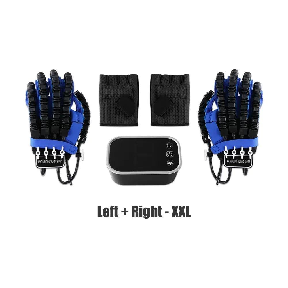 Left & Right Hand Finger Rehabilitation Exerciser Robot Gloves Stroke Hemiplegia Cerebral Infarction Training Equipment Therapy