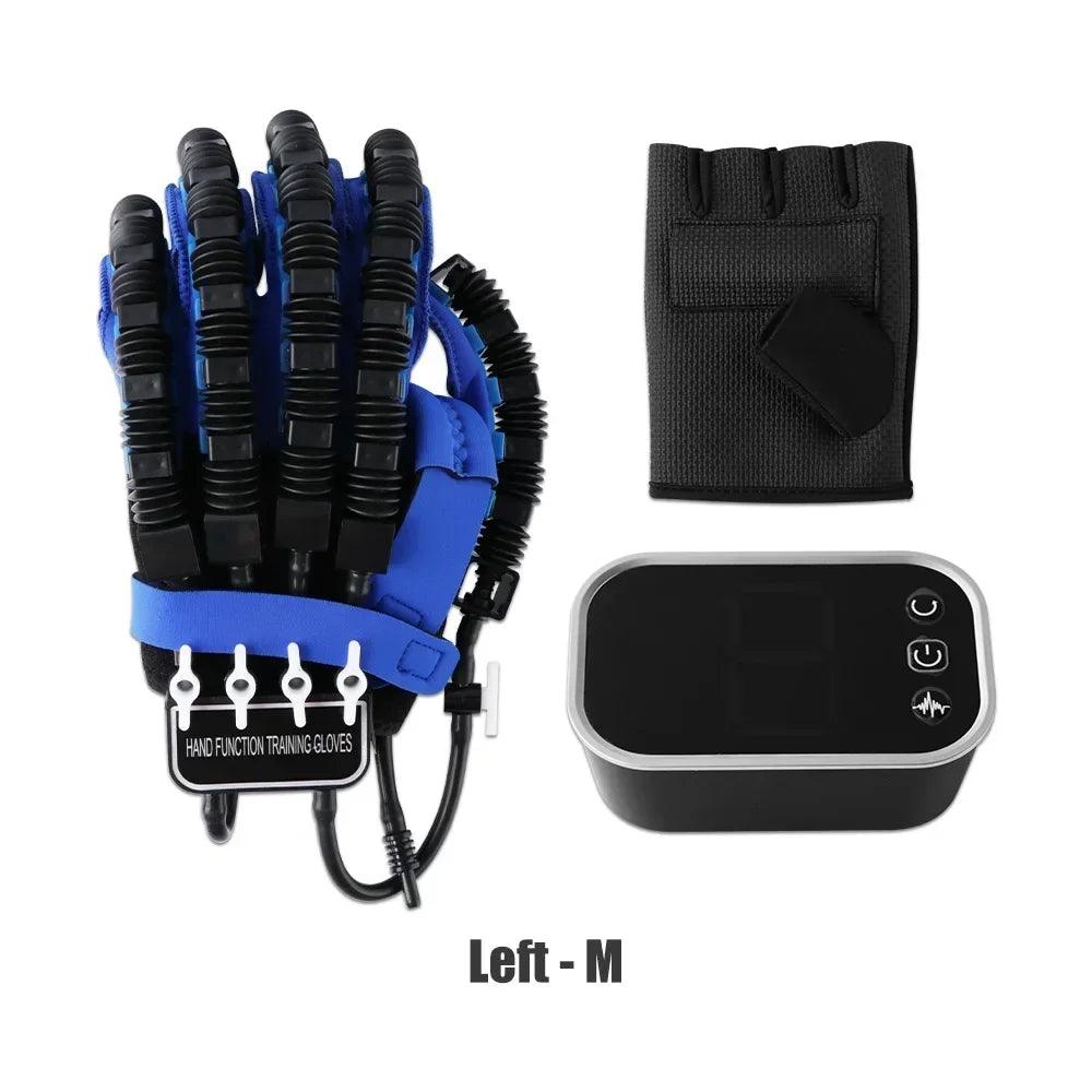 Left & Right Hand Finger Rehabilitation Exerciser Robot Gloves Stroke Hemiplegia Cerebral Infarction Training Equipment Therapy