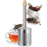 Reusable Coffee Filter Screen Stainless Steel Coffee And Tea Maker Portable Travel Coffee Brewer Tea Infuser Kitchen Accessories