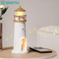 Moon Projection Lighthouse Night Lights Motion Sensor Dimmable Timing Ambient Night Lamp Bluetooth Music Christmas Birthday Gift