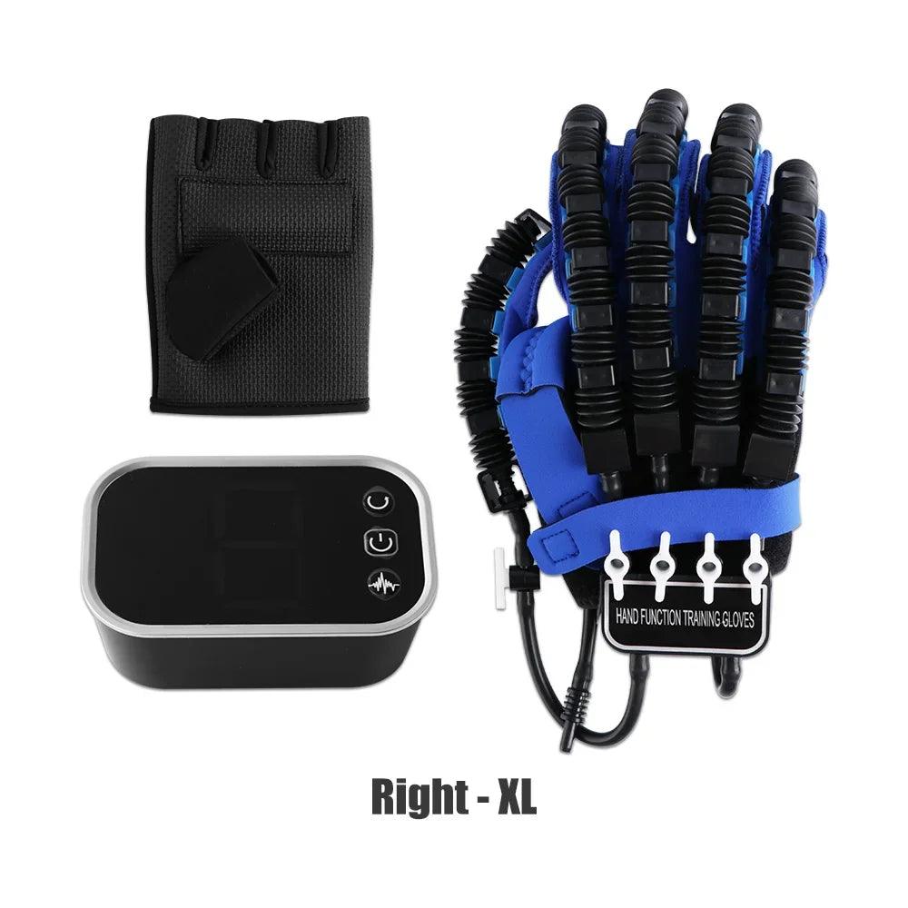 Left & Right Hand Finger Rehabilitation Exerciser Robot Gloves Stroke Hemiplegia Cerebral Infarction Training Equipment Therapy