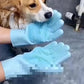 Pet Grooming Cleaning Gloves Dog Cat Bathing Shampoo Glove Scrubber Magic Dishwashing Cleanner Sponge Silicon Hair Removal Glove