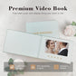 Luxury Linen Bound Wedding Video Book Wedding Video Album Up to 3 hours of video, 7” IPS Display, 4GB of memory & Rechargeab