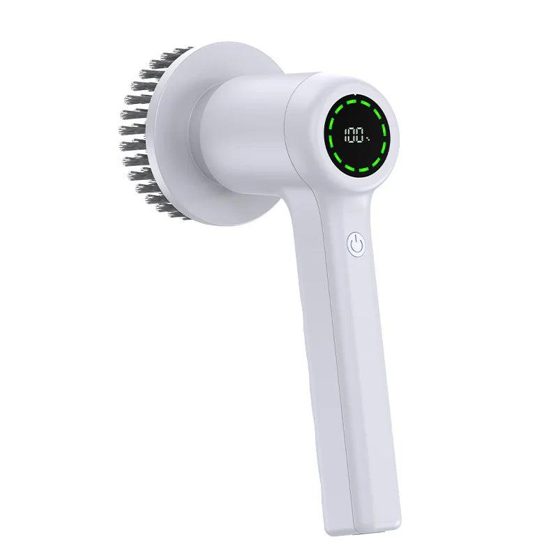 Electric Spin Scrubber With 5 Replaceable Brush Head Power  Electric Cleaning Brush Handheld Rechargeable Shower Scrubber