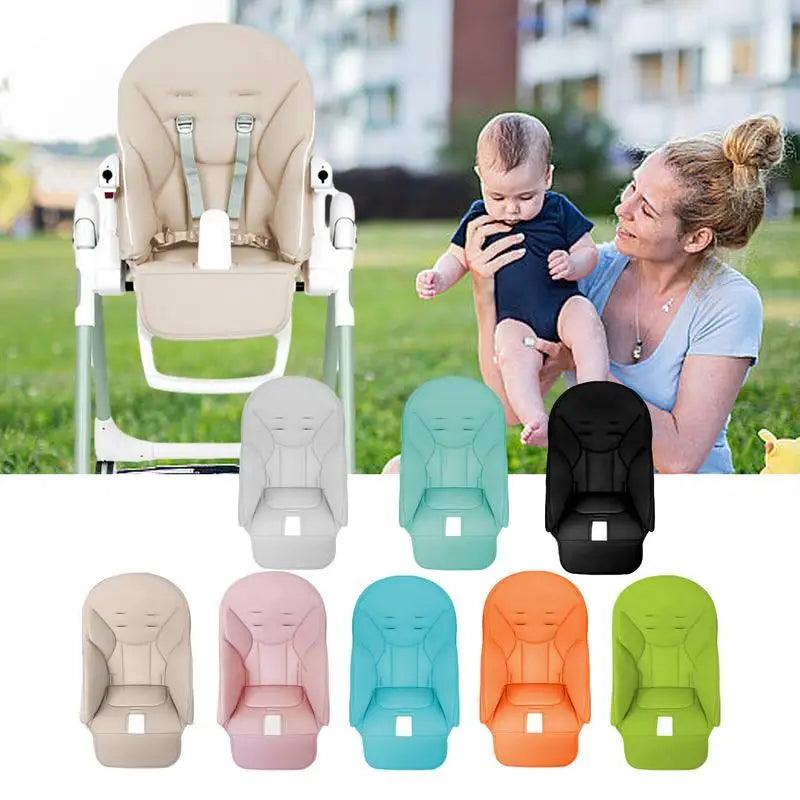 Baby Dining Chair seat Cushion PU Leather Dining Chair Cover child  Dining Seat Case For Peg Perego  for Siesta Zero3 for Baoneo