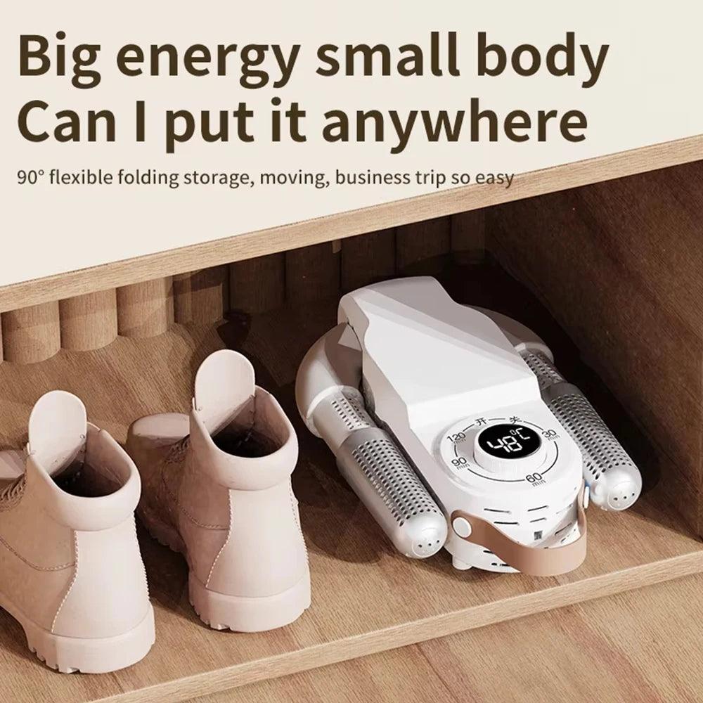 Electric Shoe Dryer Warmer Foldable Retractable Shoe Dryer Quick Drying Constant Temperature Shoe Drying Machine Foot Warmer