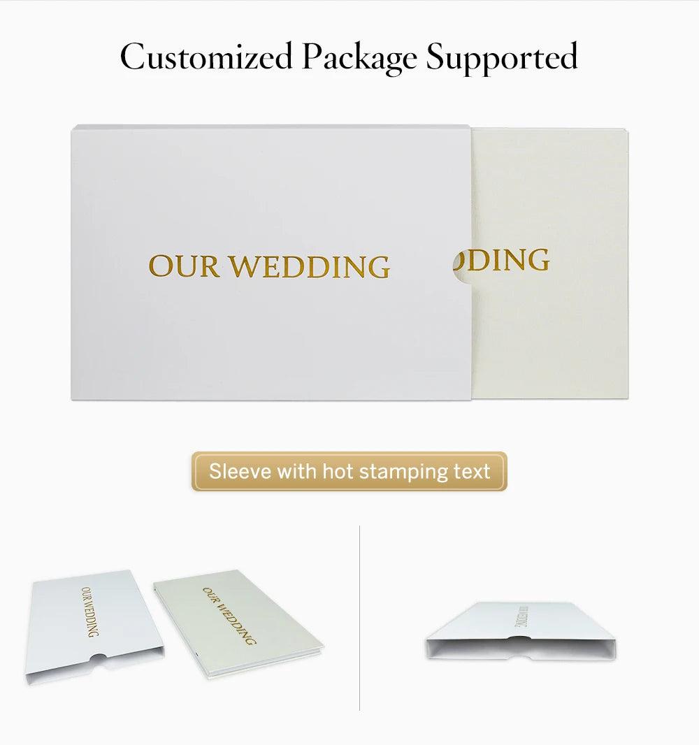 Luxury Linen Bound Wedding Video Book Wedding Video Album Up to 3 hours of video, 7” IPS Display, 4GB of memory & Rechargeab