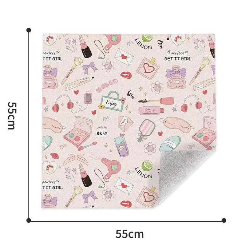 Cat Fixed Fabric Cartoon Printed Self-adhesive Anti Scratch Anti Bite and Escape Multifunctional Cat Wrap Fabric Pet Fixed Tool