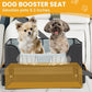 Dog Car Seat for Small Dogs, Elevated Dog Booster Seat Pet Travel Carrier Bed for Car with Adjustable Straps Pet Car Booster Seat for Small Dogs Cats