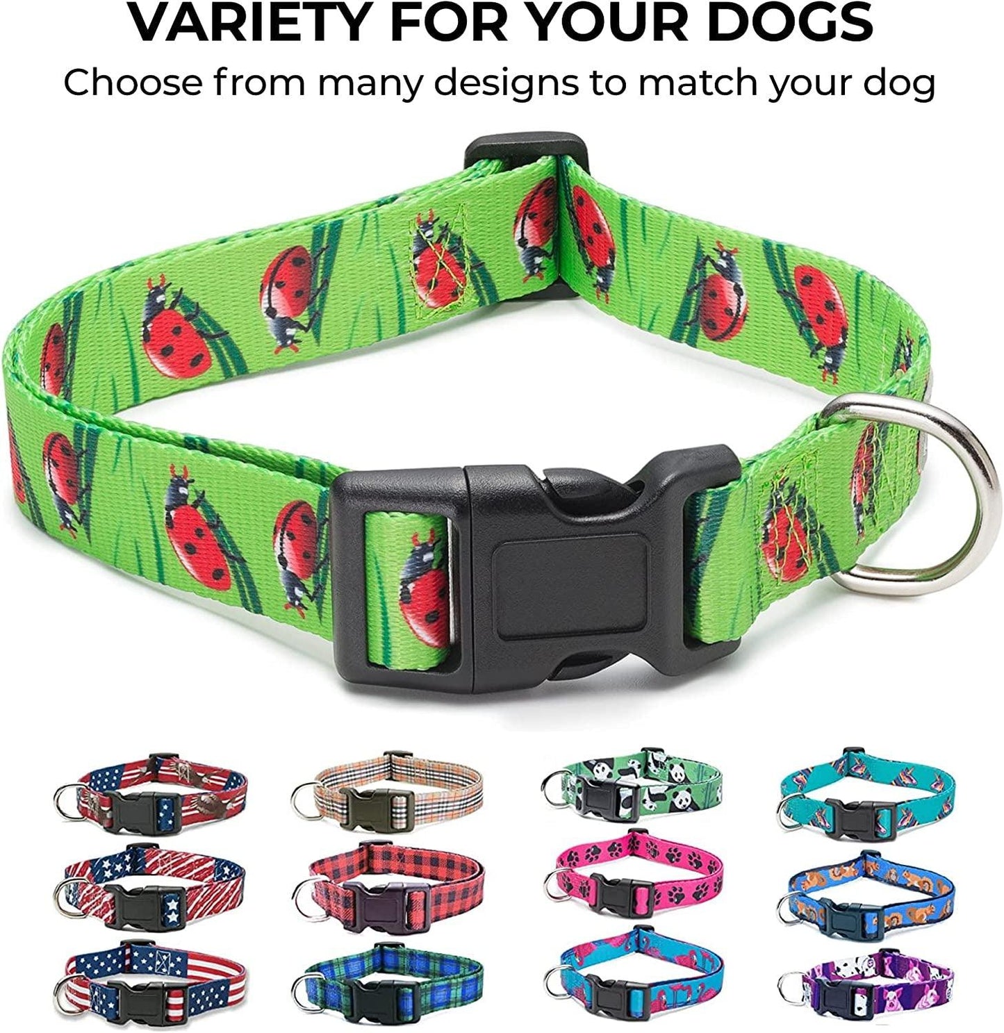 American Flag Dog Collar in 5 Different Sizes Classic (Small)