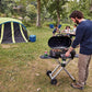 Roadtrip 285 Portable Stand-Up Propane Grill, Gas Grill with 3 Adjustable Burners & Instastart Push-Button Ignition; Great for Camping, Tailgating, BBQ, Parties, Backyard, Patio & More