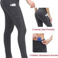 Anti-Nail Leggings for Women, Non-See-Through Yoga Pants with Phone Pockets, Tummy Control Full-Length/Capri Tights