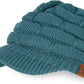 Hatsandscarf Exclusives Women'S Ribbed Knit Hat with Brim (YJ-131)(YJ-2023)