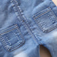 Baby & Little Boys/Girls Blue & Black Denim Overalls,Jean Workwear