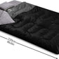 Double Sleeping Bag for Adults with 2 Pillows - Queen Size XL Waterproof Sleeping Bag for All Season Camping Hiking Backpacking 2 Person Sleeping Bags for Cold Weather & Warm