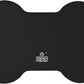 Dog Food Mat Dog Bowl Mat for Food and Water Silicone Non Spill Cat Feeding Mat Puppy Placemat Waterproof - 20.5" X 14.5", Black