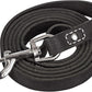 Leather Dog Training Leash - Black 6 Ft Long X 3/4" Wide Dog Walking Leash Best for Medium Large Dogs, Latigo Leather Dog Lead & Puppy Trainer Leash